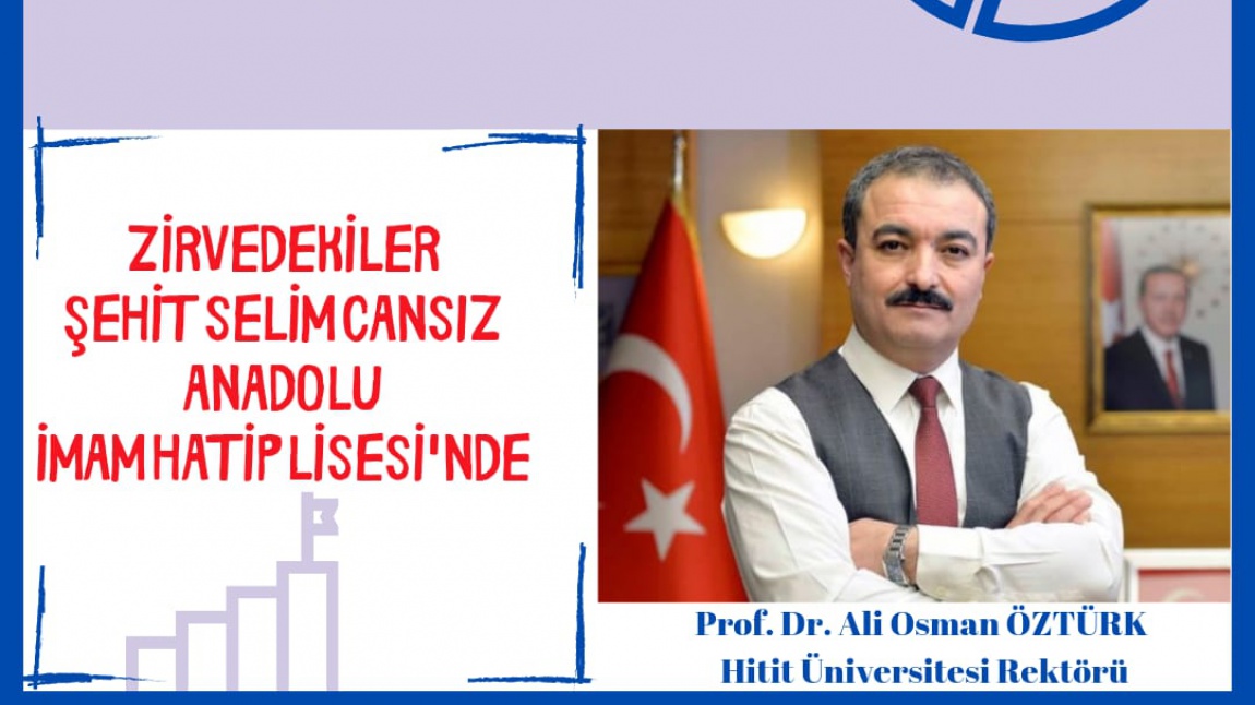 Hitit Üniversitesi Rektörü Prof. Dr. Sayın Ali Osman ÖZTÜRK Zirve Söyleşileri Etkinliğimize Katıldı